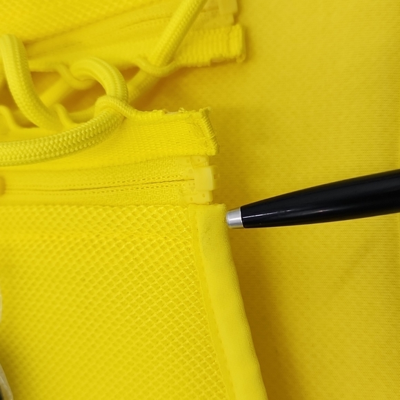 Rare Nike X OFF-WHITE NRG X Cross Bib Optic Yellow M - Picture 9 of 9